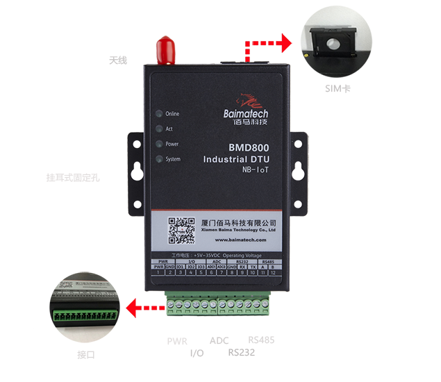 NB-IOT接口 NB-IOT接口